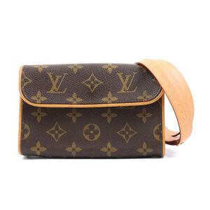 LOUIS VUITTON Authentic Brown Monogram Canvas Pochette Fanny Pack